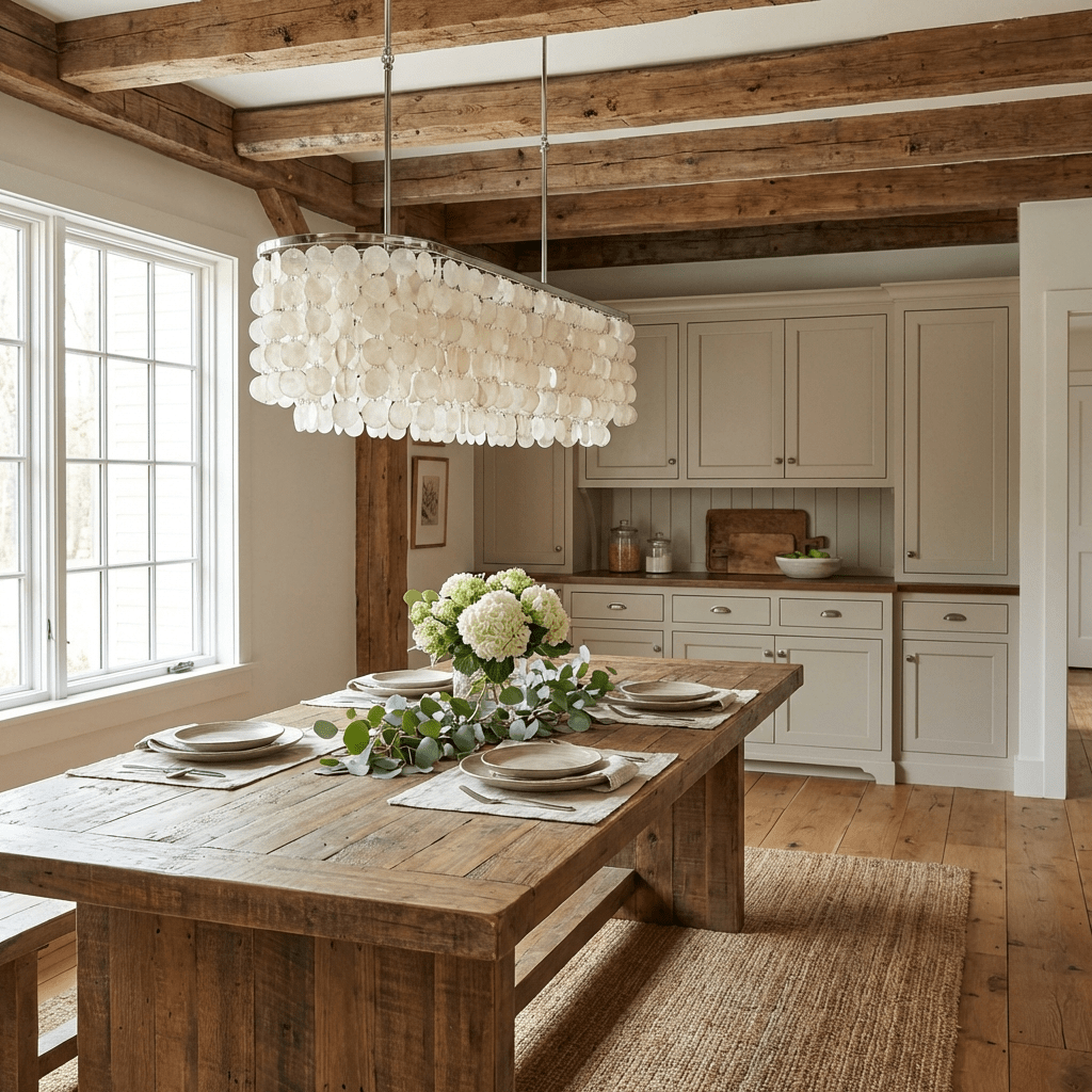 Eiric Shell Linear Chandelier