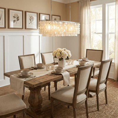Eiric Shell Linear Chandelier