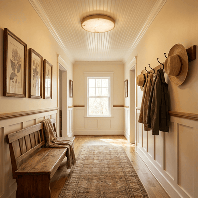Calista Alabaster Ceiling Light