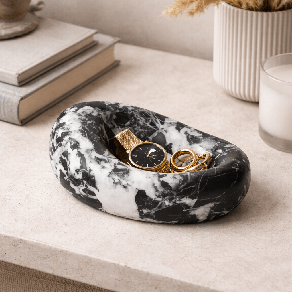 Peterelle Drift Bowl Marble Tray