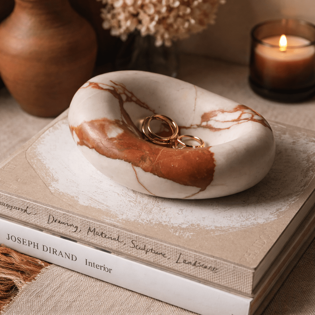Peterelle Drift Bowl Marble Tray