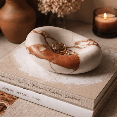 Peterelle Drift Bowl Marble Tray