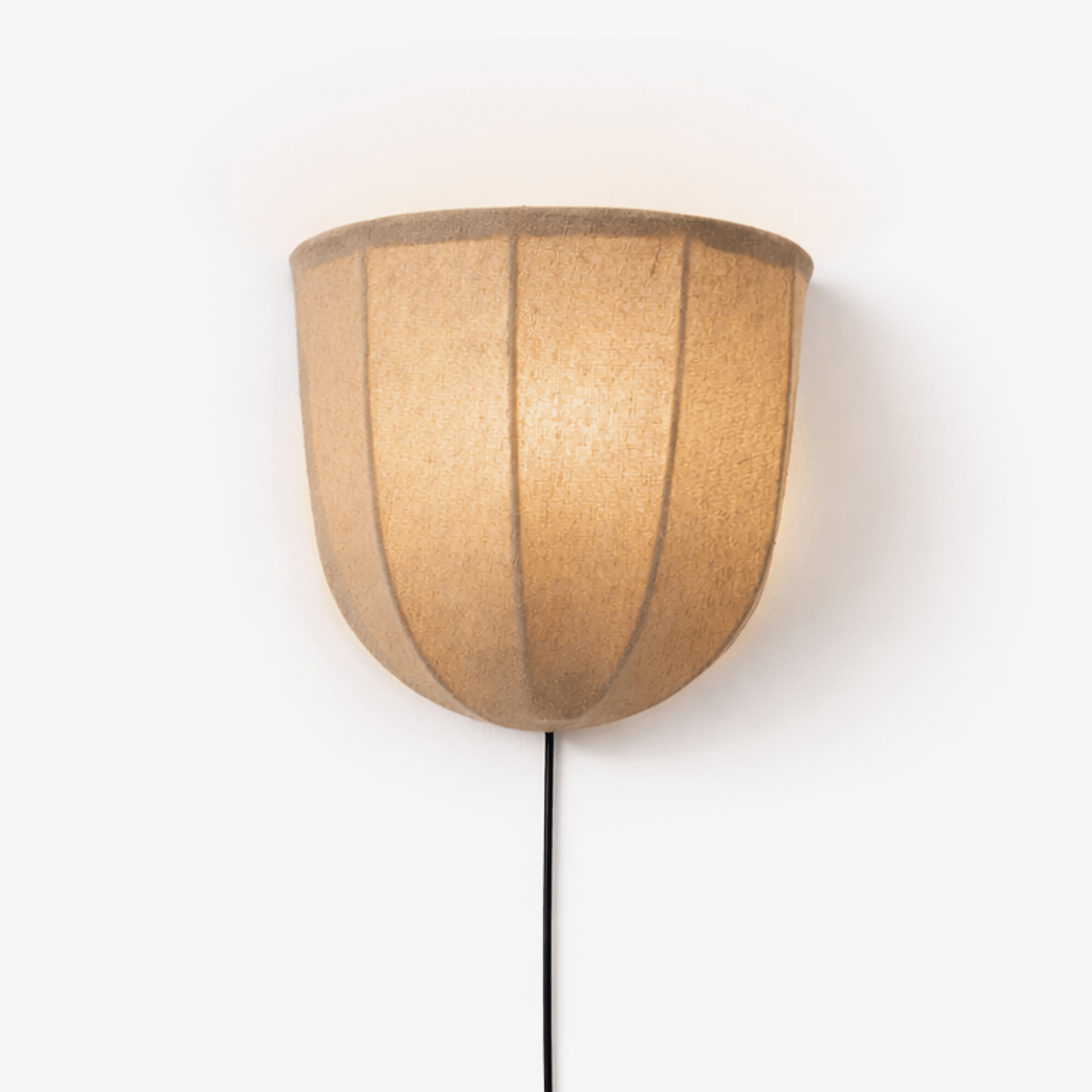 Mirienne Linen Plug-in Wall Sconce