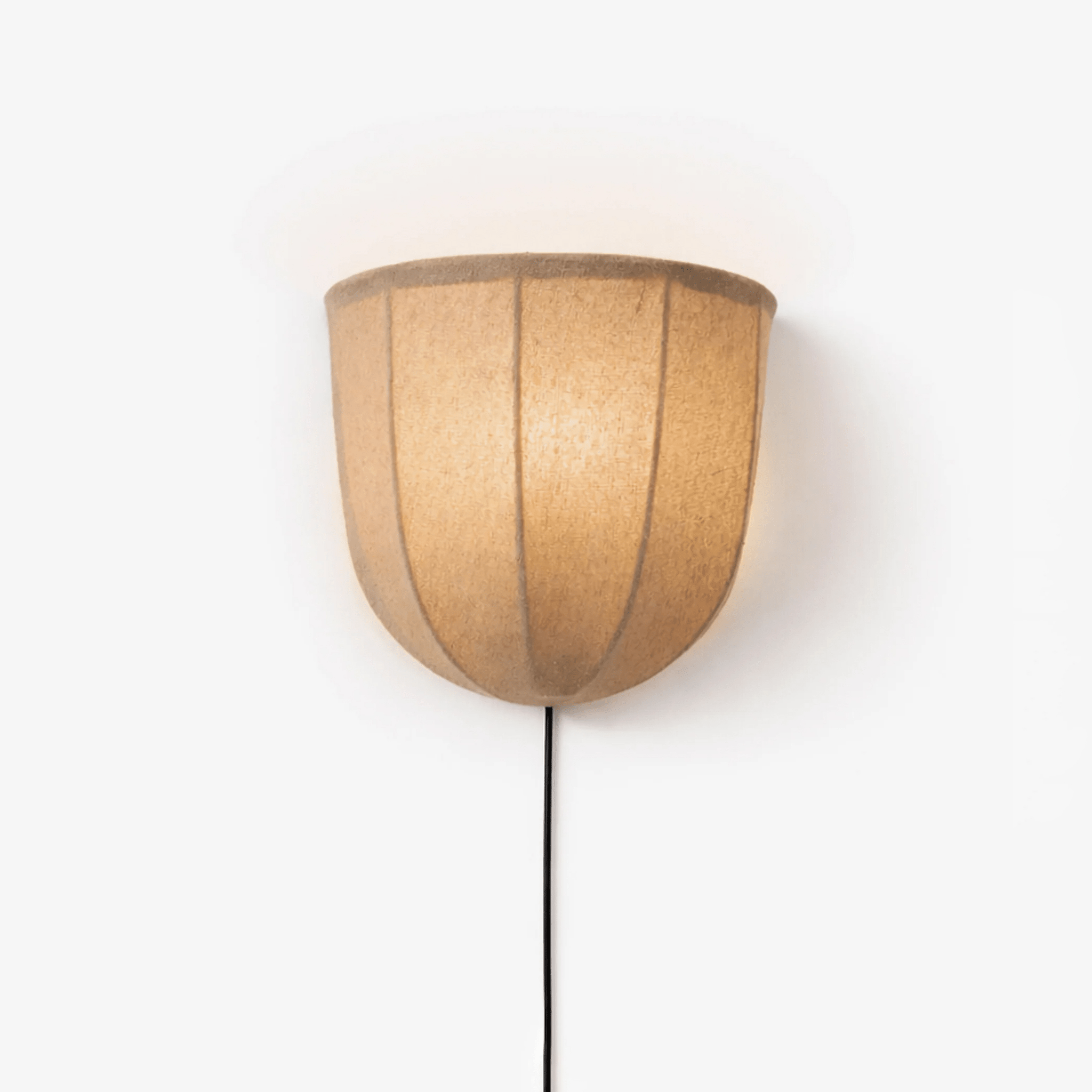 Mirienne Linen Plug-in Wall Sconce