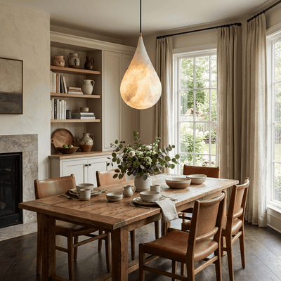 Avenith Alabaster Raindrop Pendant Light