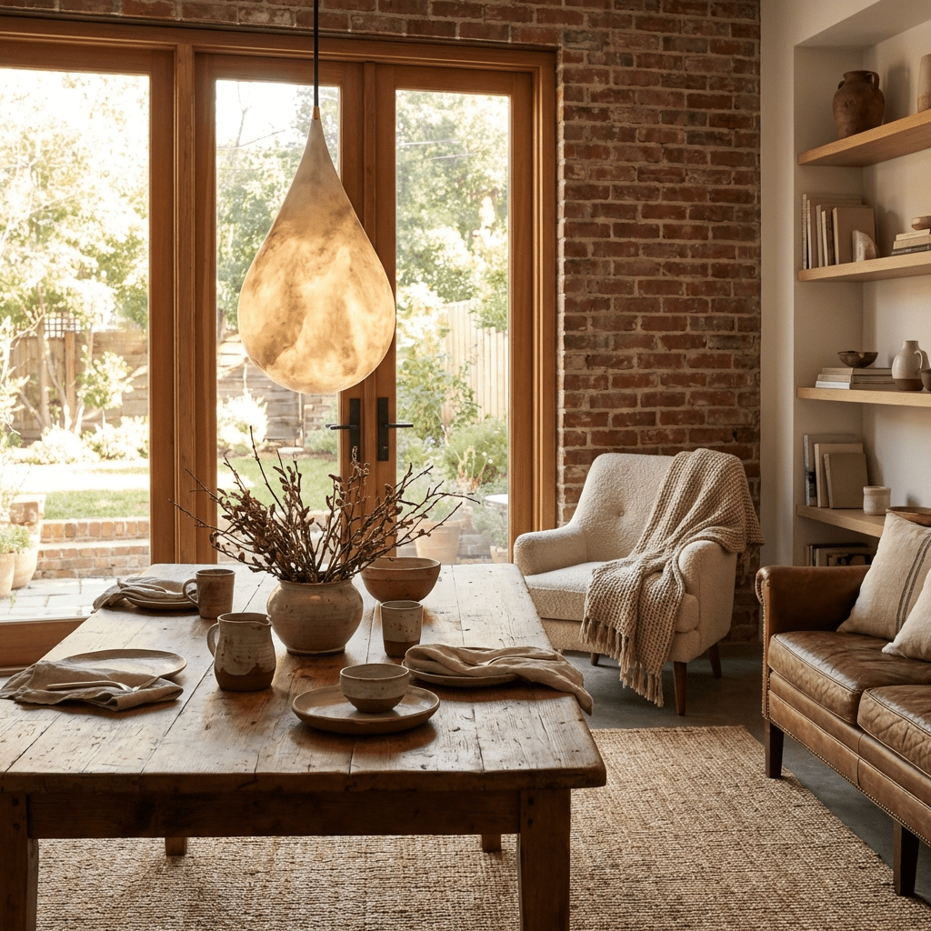 Avenith Alabaster Raindrop Pendant Light