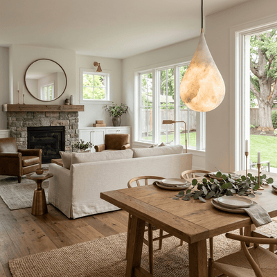 Avenith Alabaster Raindrop Pendant Light