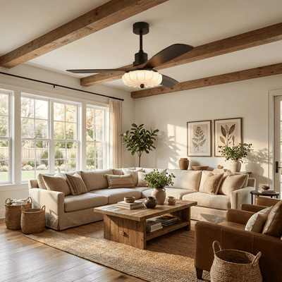 Solstead Lotus Bloom Ceiling Fan Light
