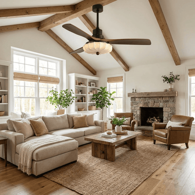 Solstead Lotus Bloom Ceiling Fan Light