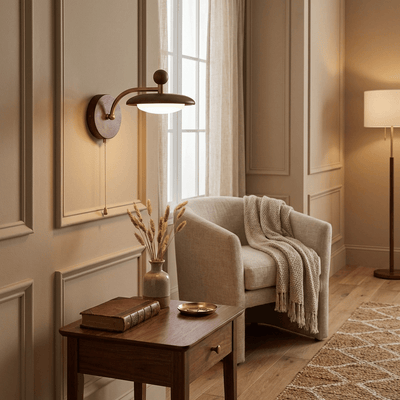Arcwood Saucer Wall Lamp