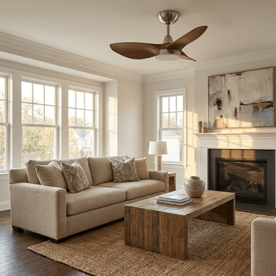 Calderon Scandi Ceiling Fan Light