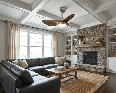 Calderon Scandi Ceiling Fan Light