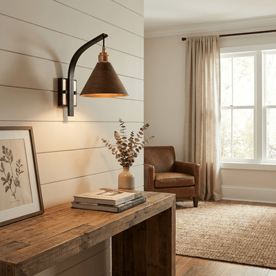 Hawmont Camber Arc Indoor Wall Light