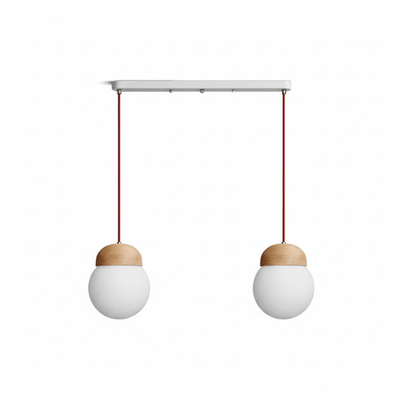Sorelelle Grooved Opal Pendant Lamp