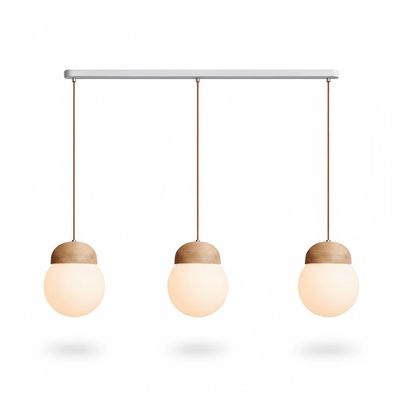 Sorelelle Grooved Opal Pendant Lamp