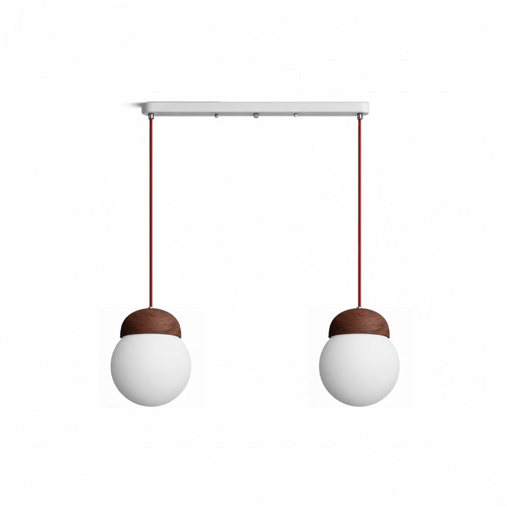 Sorelelle Grooved Opal Pendant Lamp