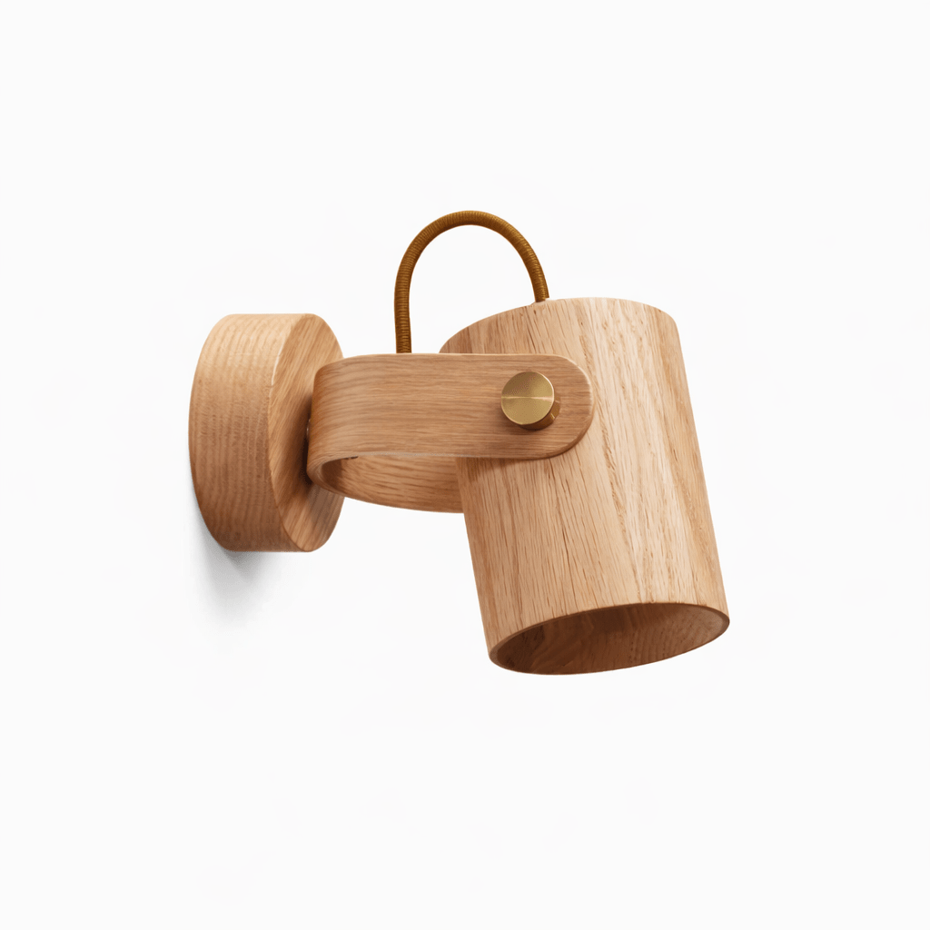 Rinenette Wood Wall Spotlight