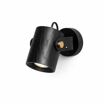 Rinenette Wood Wall Spotlight