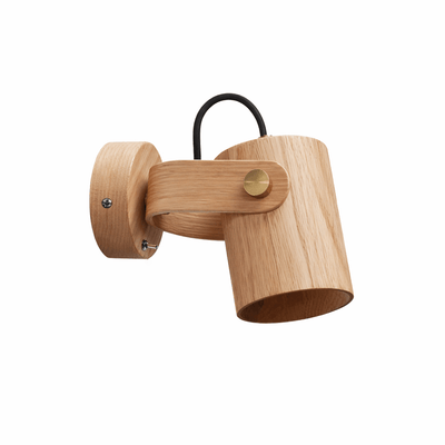 Rinenette Wood Wall Spotlight