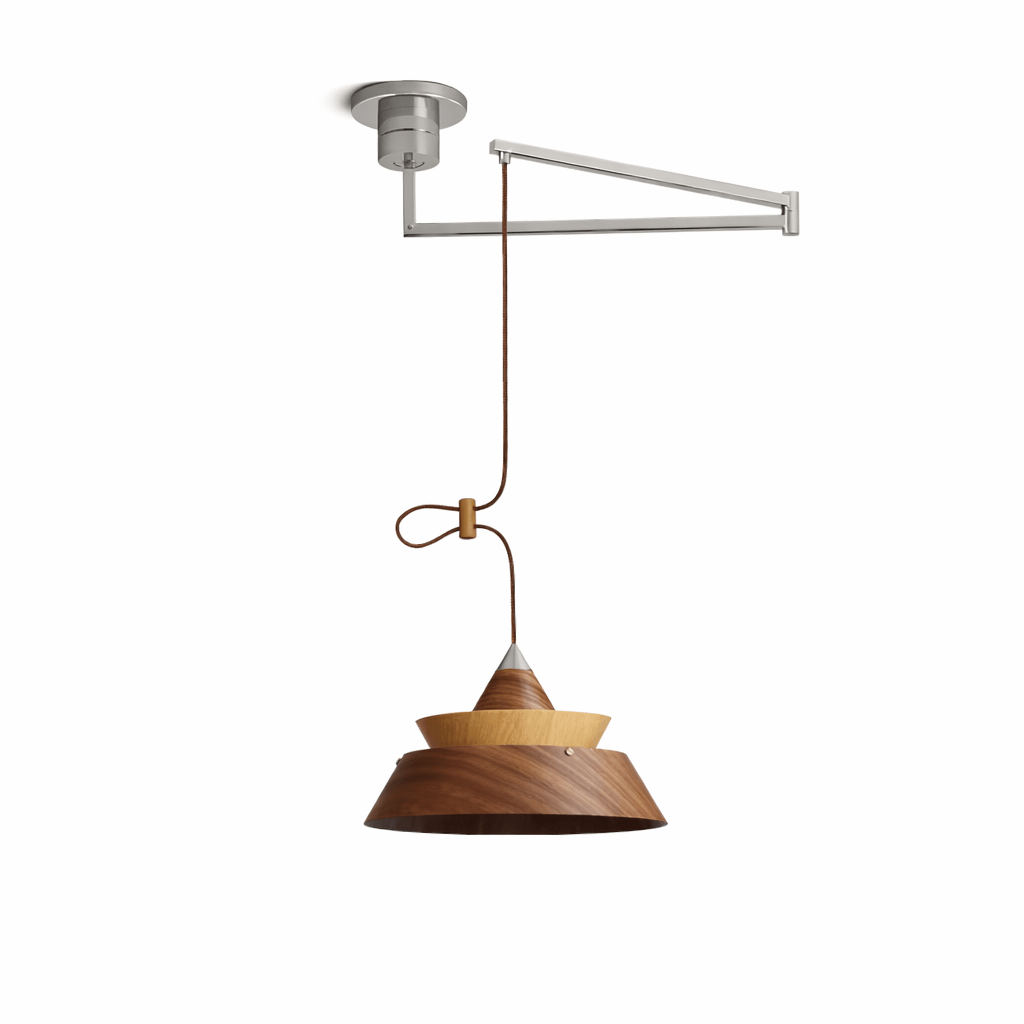 Sylaliella Wood Swing Pendant Lamp