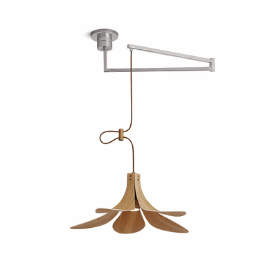 Sylaliella Wood Swing Pendant Lamp
