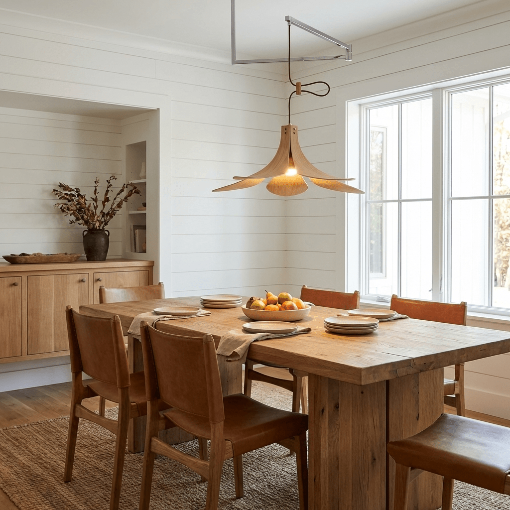 Sylaliella Wood Swing Pendant Lamp