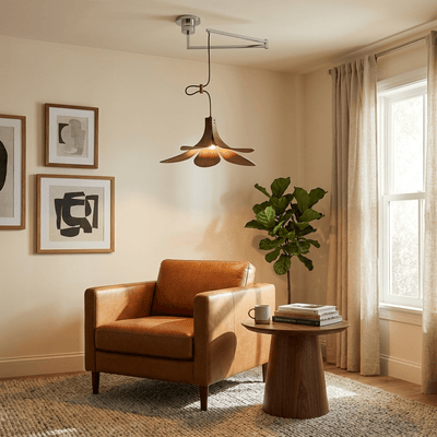 Sylaliella Wood Swing Pendant Lamp