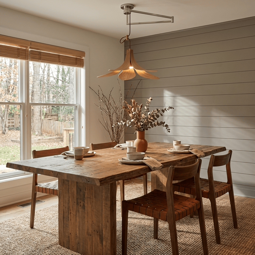 Sylaliella Wood Swing Pendant Lamp