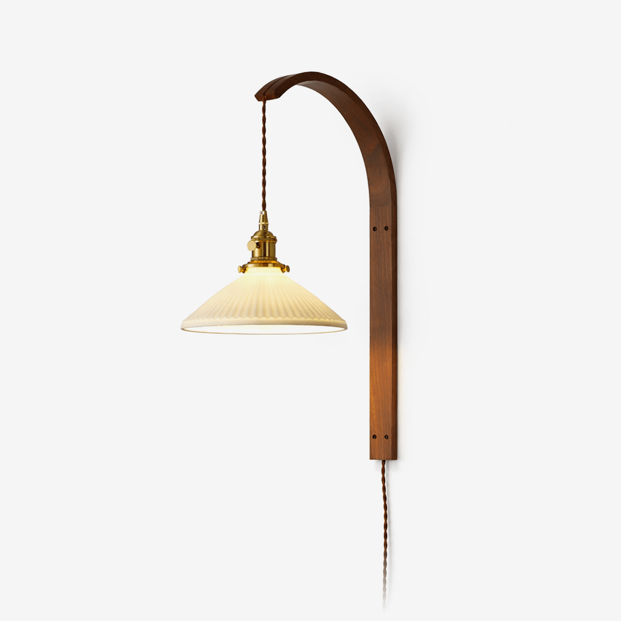 Arvyn Ardent Wood Wall Lamp