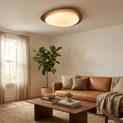 Orinvale Pebble Metal Flush Mount Ceiling Light