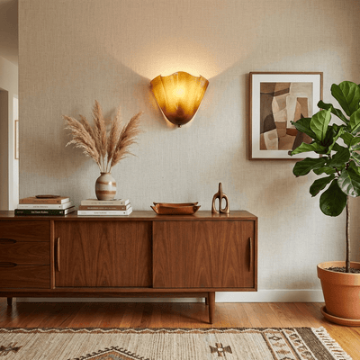 Delaford Glass Indoor Wall Light