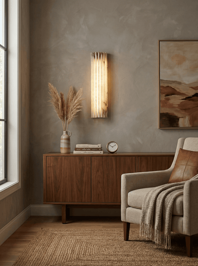 Willowfield Alabaster Indoor Wall Light