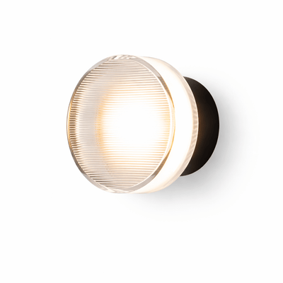 Noct Ribbed Glass Wall Sconce