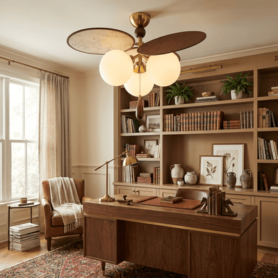 Lioraella Vintage Floral Disc Ceiling Light