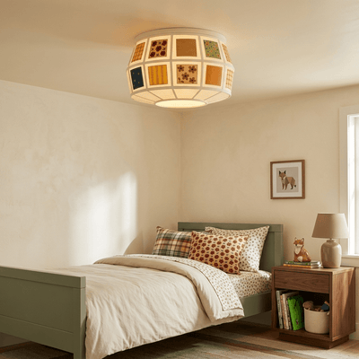 Eulalie Patchwork Quilt Ceiling Light