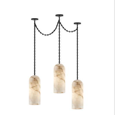 Auberon Cascading Chain Capsule Chandelier