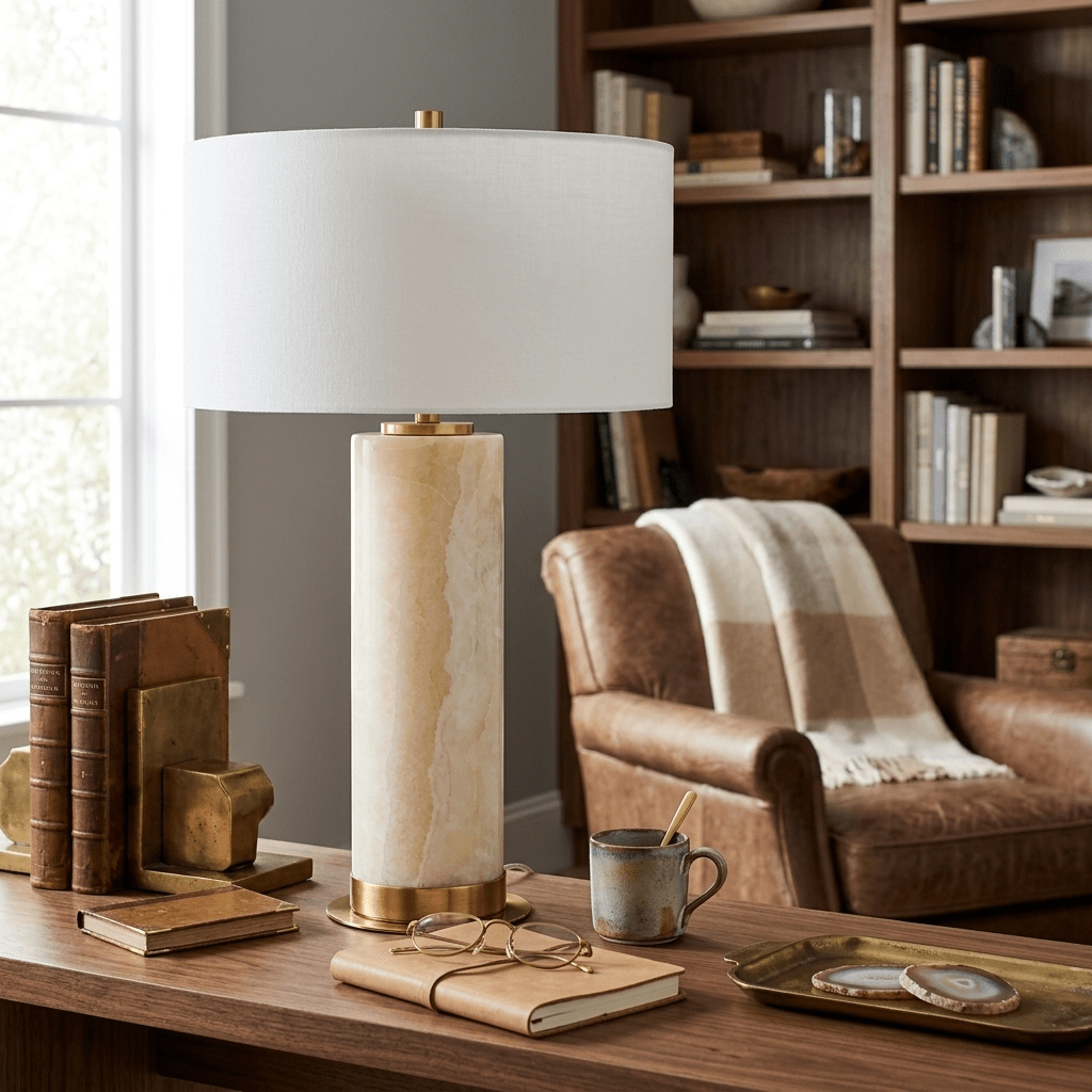 Liororaine Onyx Table Lamp