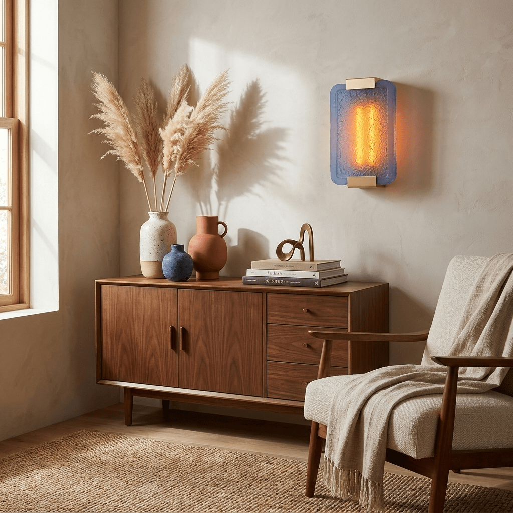 Nirelise Cast Resin Wall Sconce