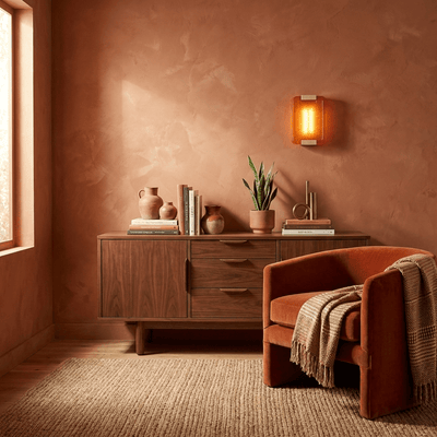 Nirelise Cast Resin Wall Sconce
