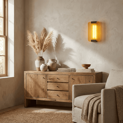 Nirelise Cast Resin Wall Sconce