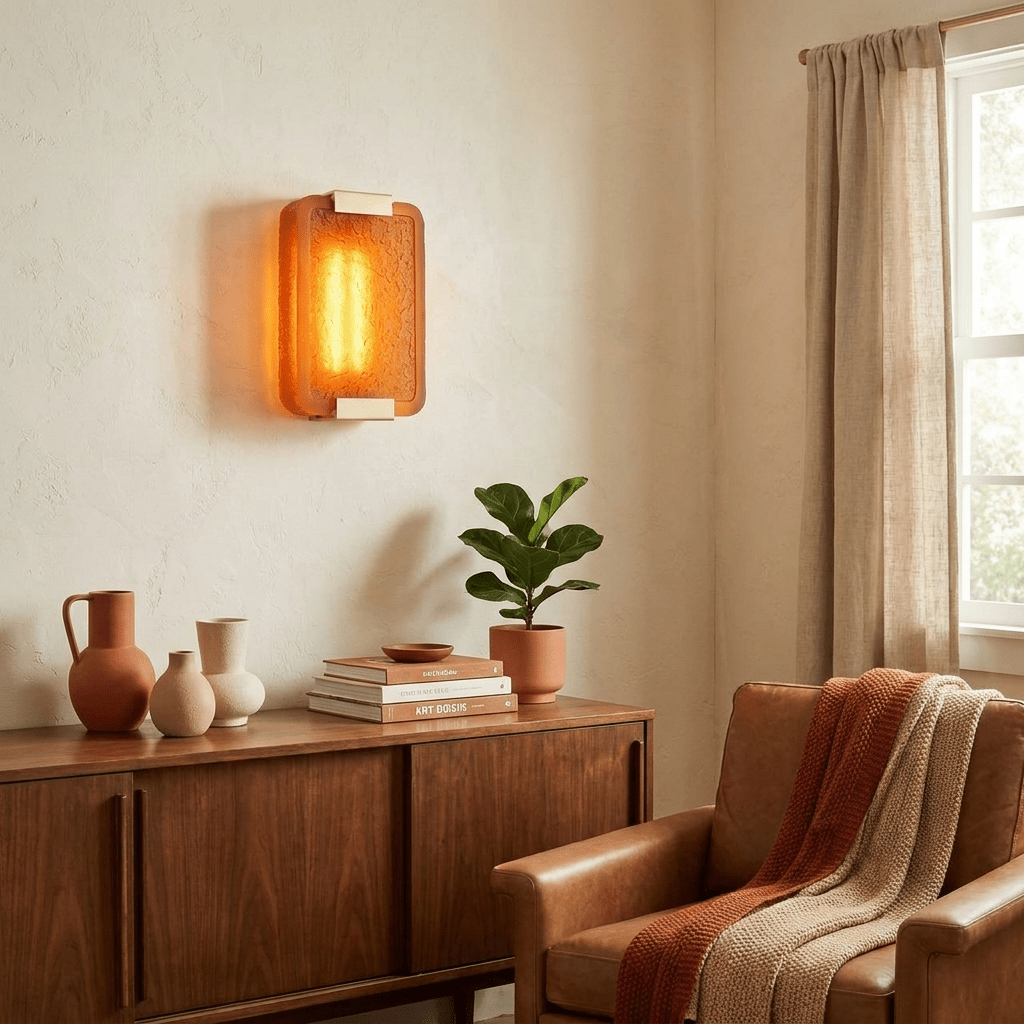 Nirelise Cast Resin Wall Sconce