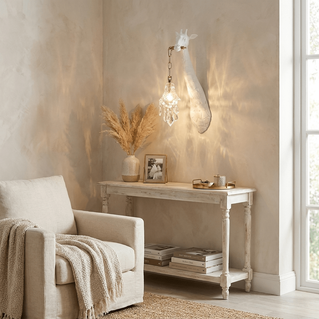 Giselle Giraffe Crystal Wall Lamp