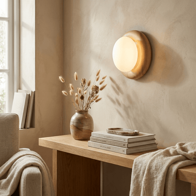 Rinaelia Wood Wall Sconce