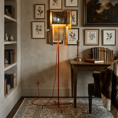 Marcelline Gold Gallery Floor Lamp
