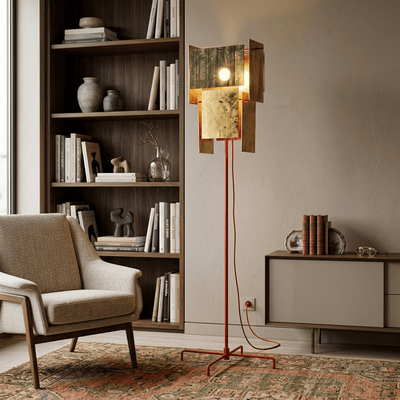 Marcelline Gold Gallery Floor Lamp