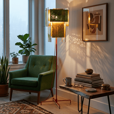 Marcelline Gold Gallery Floor Lamp