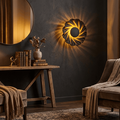 Caluenne Solar Spiral Wall Sconce