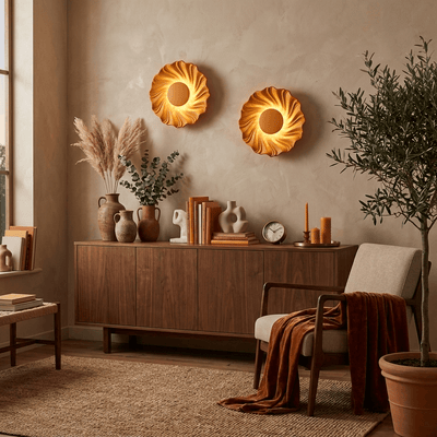 Caluenne Solar Spiral Wall Sconce