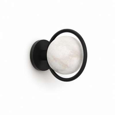 Alberira Ring Alabaster Wall Lamp