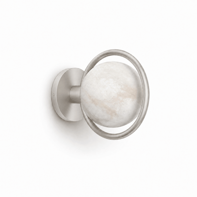 Alberira Ring Alabaster Wall Lamp